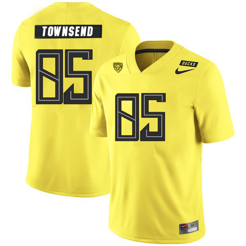 Men #85 Isaac Townsend Oregon Ducks College Football Jerseys Sale-Yellow